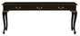 Queen Anne 3 Drawer Sofa Table - Chocolate V199-ST003QAC