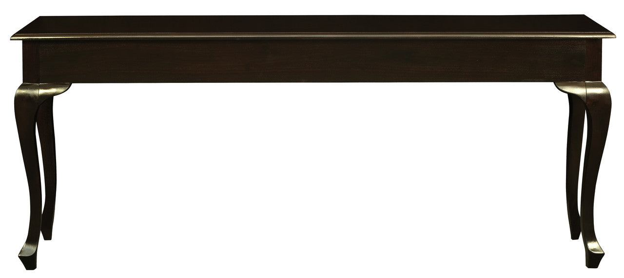 Queen Anne 3 Drawer Sofa Table - Chocolate V199-ST003QAC