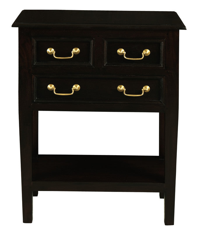 Tasmania 3 Drawer Sofa Table - Chocolate V199-ST003SLC