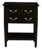 Tasmania 3 Drawer Sofa Table - Chocolate V199-ST003SLC