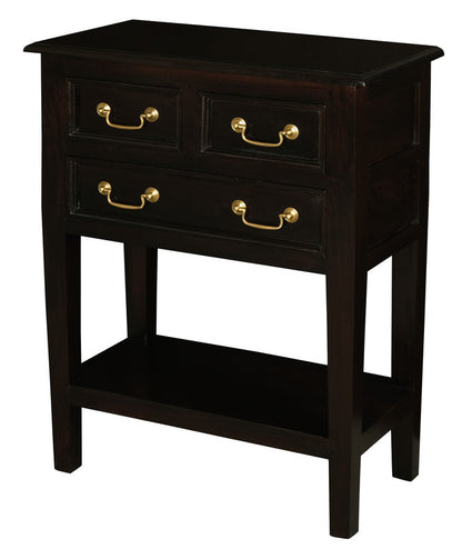 Tasmania 3 Drawer Sofa Table - Chocolate V199-ST003SLC