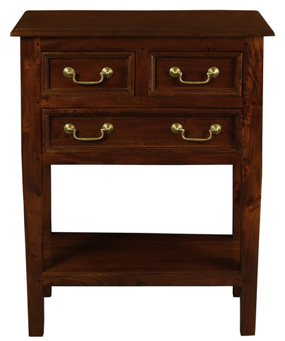 Tasmania 3 Drawer Sofa Table - Mahogany V199-ST003SLM