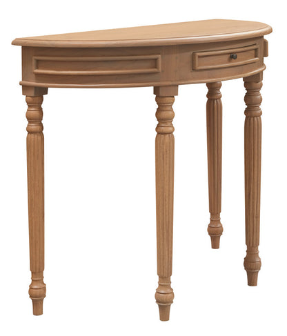 Huntley Turn Leg Half Round Sofa Table (Natural) V199-T28MDNI