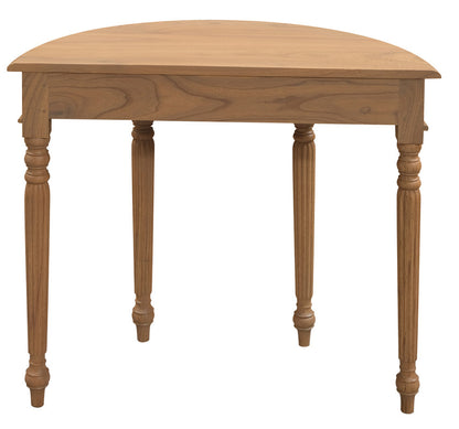 Huntley Turn Leg Half Round Sofa Table (Natural) V199-T28MDNI