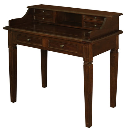 Winston 6 Drawer Solid Timber Writing Desk (Mahogany) V199-TB06GLM