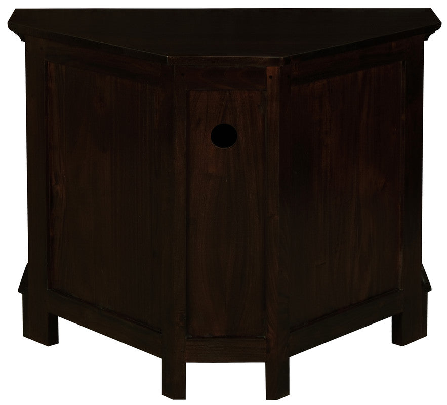 Tasmania 2 Door Corner TV Stand (Chocolate) V199-TV200PNCNRC
