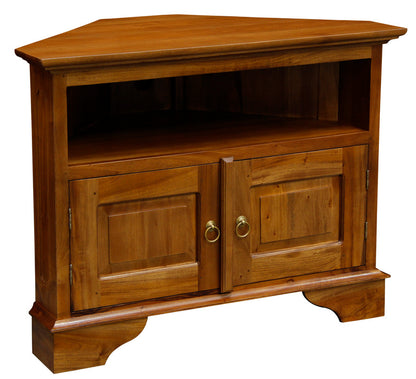 Tasmania 2 Door Corner TV Stand (Light Pecan) V199-TV200PNCNRLP