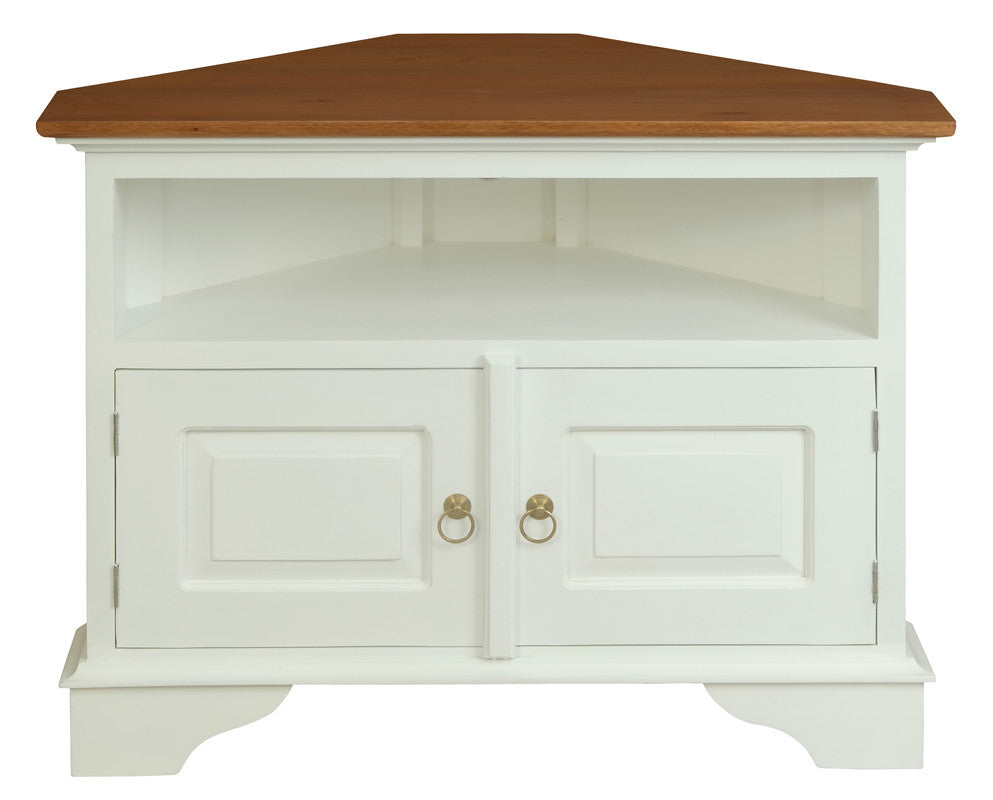 Tasmania 2 Door Corner TV Stand (White Caramel) V199-TV200PNCNRWR
