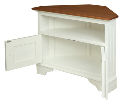 Tasmania 2 Door Corner TV Stand (White Caramel) V199-TV200PNCNRWR