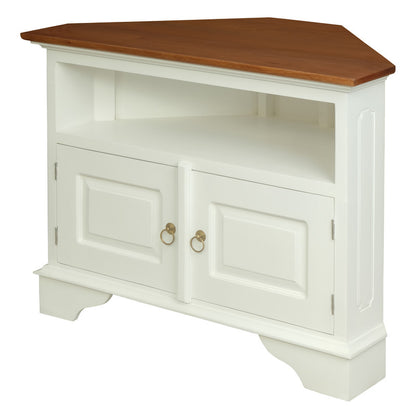 Tasmania 2 Door Corner TV Stand (White Caramel) V199-TV200PNCNRWR