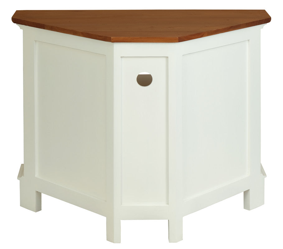 Tasmania 2 Door Corner TV Stand (White Caramel) V199-TV200PNCNRWR
