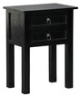Elliot 2 Drawer Lamp Table (Black) V199-XST002SLB