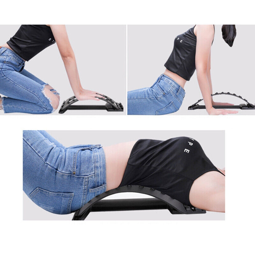 Back Stretcher Lower Lumbar Massage Support Spine Posture Corrector V201-186523