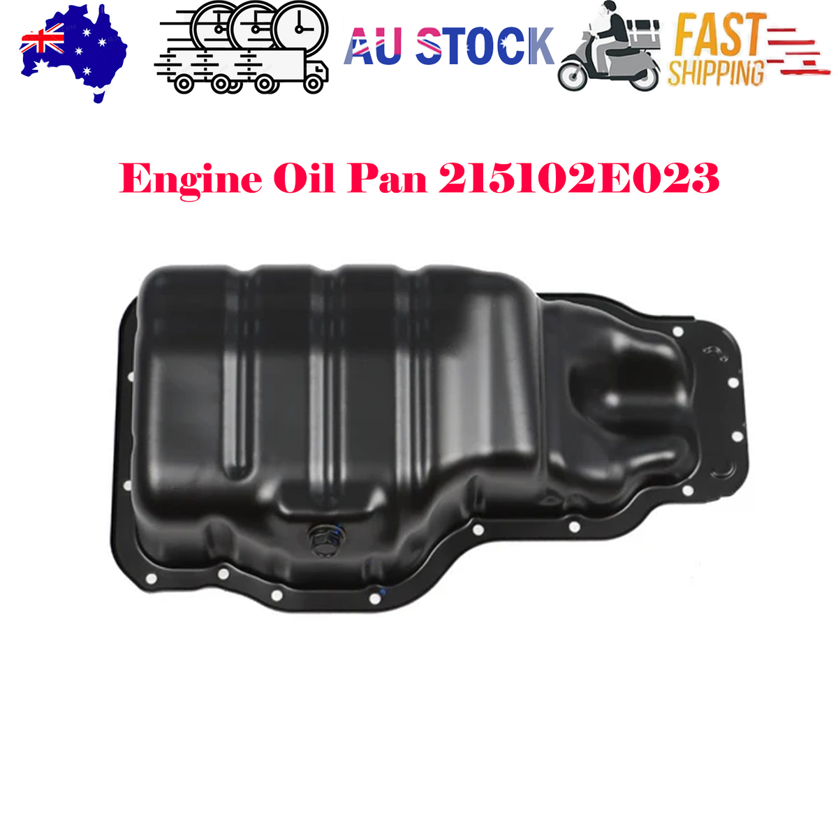 Engine Oil Pan 215102E023 For 15-20 Kia Forte Hyundai Elantra Kona Tucson 2.0L V201-215102E023--C