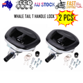 2 pcs Tail T Handle Lock Compression Latch Black For Trailer Ute Canopy Toolbox V201-2HBZ1390BL8AU