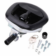 2 pcs Tail T Handle Lock Compression Latch Black For Trailer Ute Canopy Toolbox V201-2HBZ1390BL8AU