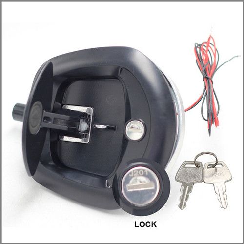 2 pcs Tail T Handle Lock Compression Latch Black For Trailer Ute Canopy Toolbox V201-2HBZ1390BL8AU