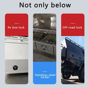 2 pcs Tail T Handle Lock Compression Latch Black For Trailer Ute Canopy Toolbox V201-2HBZ1390BL8AU