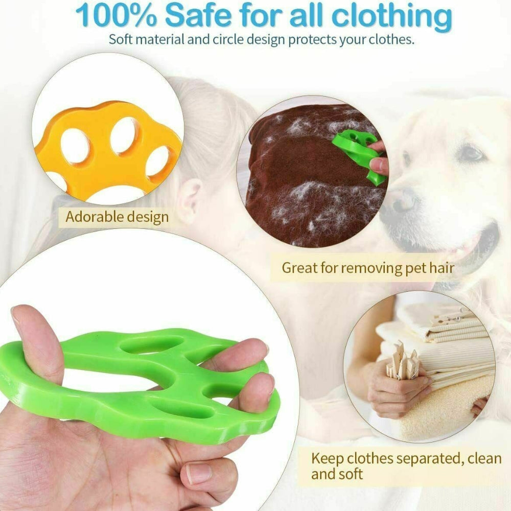 2Pcs Pet Hair Remover Floating Fur Catcher Laundry Lint Dog Cat Washing Machine V201-439860