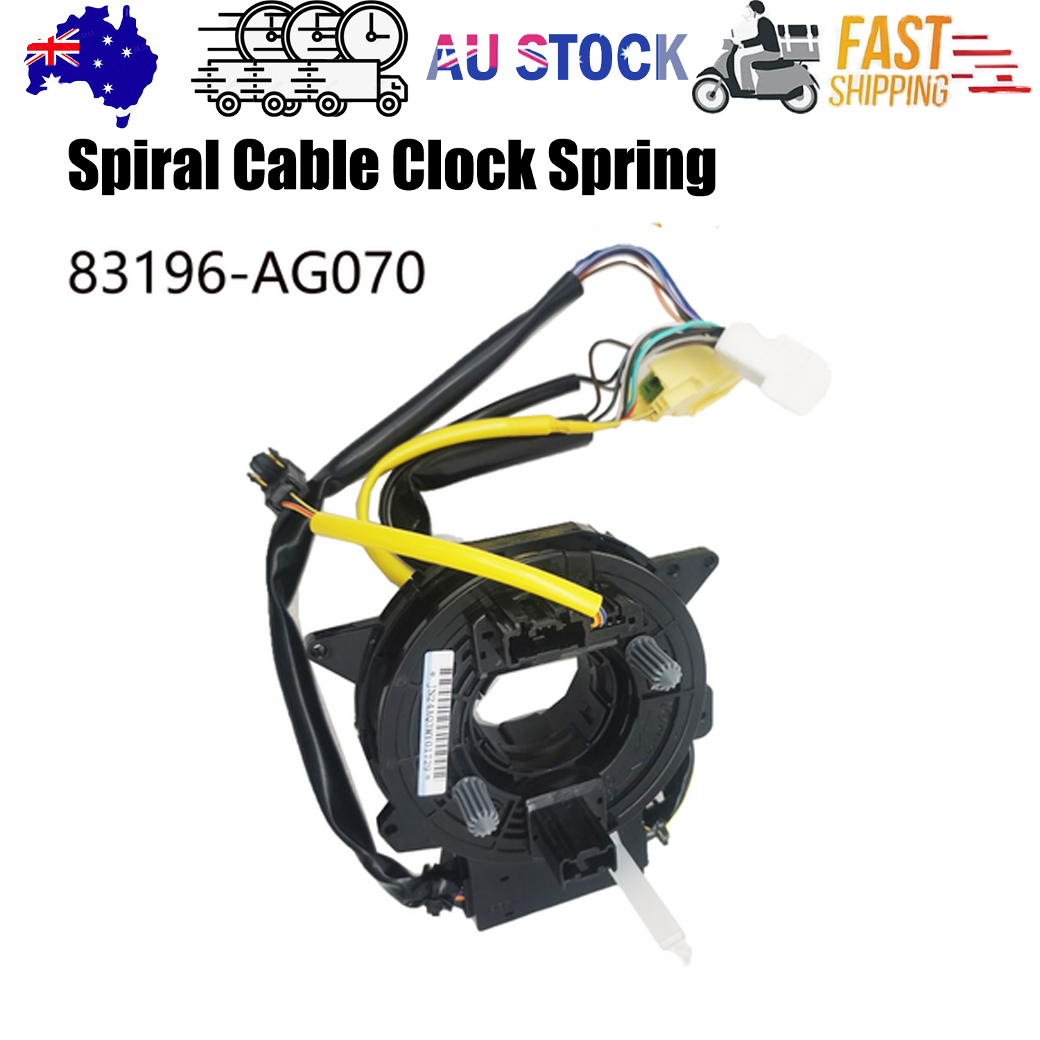 Spiral Cable Clock Spring Fits for Subaru Forester 2011-2012 83196-AG070 V201-83196-AG070--C