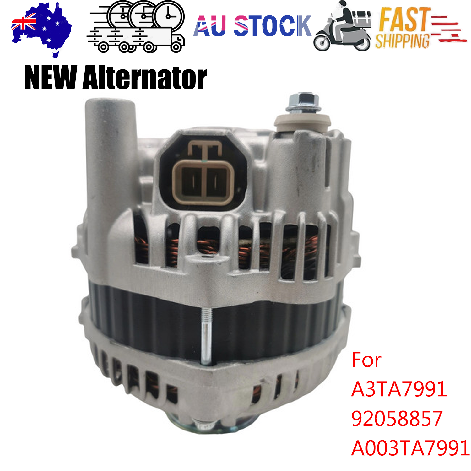 Alternator for Holden Commodore V8 VT VX VY VU VZ LS1 Gen3 5.7L Petrol 1999-2005 V201-A003TA7991--NEW