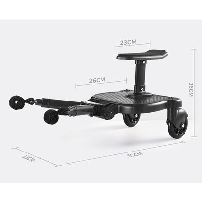 Baby Jogger Glider Board 2 in 1 Kid Stroller Board with Dismountable Seat AU blue wheel V201-BABY0001BU8AU
