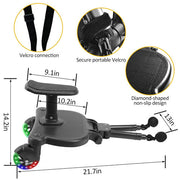 Baby Jogger Glider Board 2 in 1 Kid Stroller Board with Dismountable Seat AU Luminous wheel V201-BABY0001RB8AU