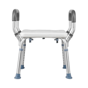 Adjustable Shower Chair Bath Seat Heavy Duty Bathtub Armrests Bench Bathroom V201-BATH0001WH8AU