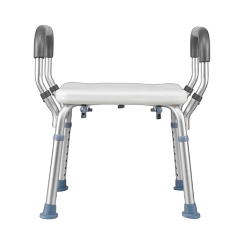 Adjustable Shower Chair Bath Seat Heavy Duty Bathtub Armrests Bench Bathroom V201-BATH0001WH8AU