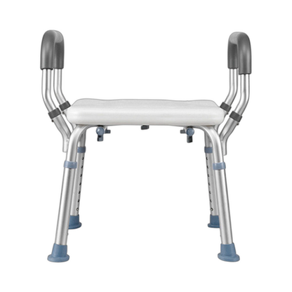 Adjustable Shower Chair Bath Seat Heavy Duty Bathtub Armrests Bench Bathroom V201-BATH0001WH8AU