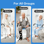 Adjustable Shower Chair Bath Seat Heavy Duty Bathtub Armrests Bench Bathroom V201-BATH0001WH8AU