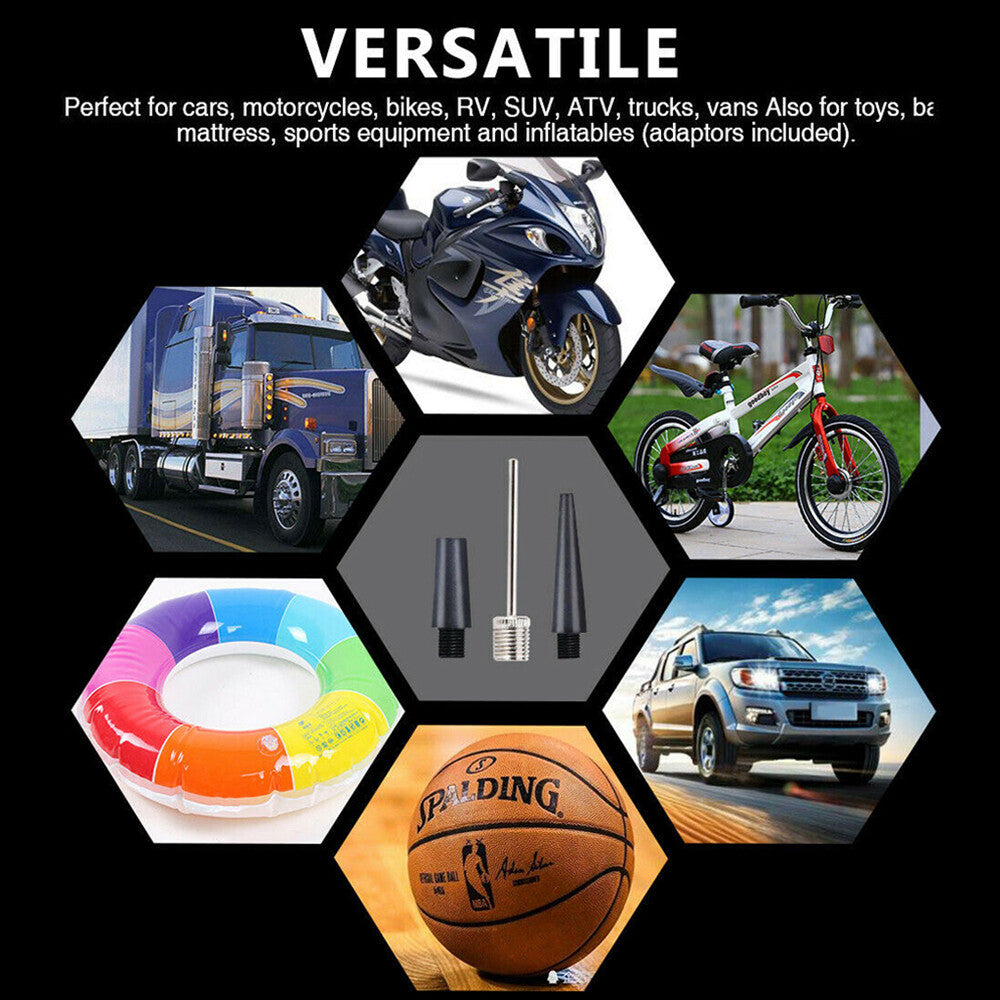 12V 150PSI Car Air Compressor Portable Tyre Deflator Inflator Pump 4WD Car Truck V201-BAZ0512BL8AU