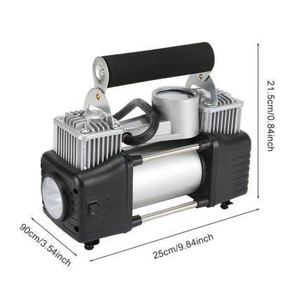 Car Air Compressor 12V 4WD Portable Tyre Inflator Deflator Truck Pump 150PSI V201-BAZ0512BL8AUA