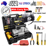 150PSI 12V Car Air Compressor Portable Tyre Deflator Inflator Pump 4WD Car Truck RED CASE V201-BAZ0512RE8AU3