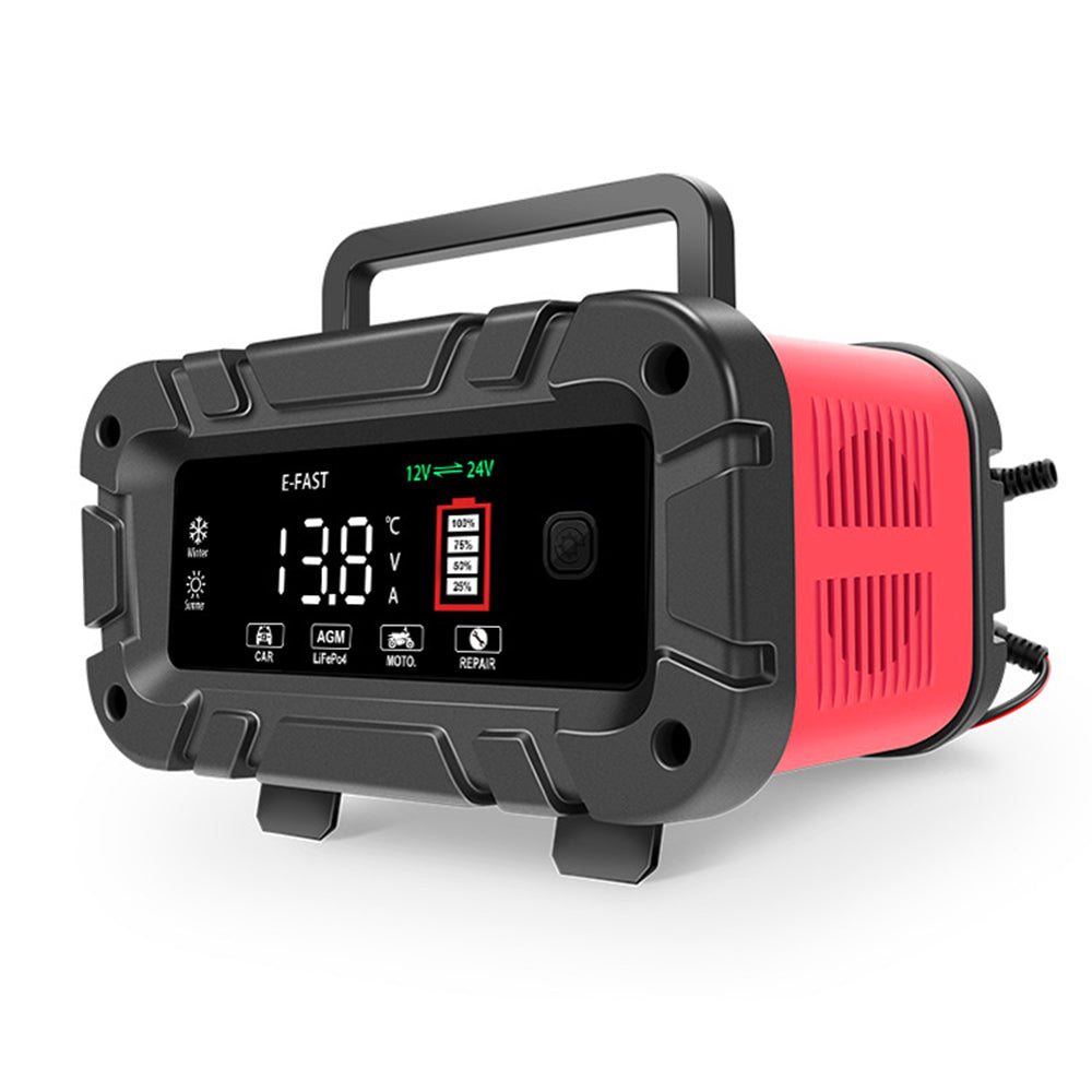 12V 20A/24V 10A Smart Car Battery Charger for Lead Acid LiFePo4 AGM Moto Battery V201-BAZ1220RE8AU