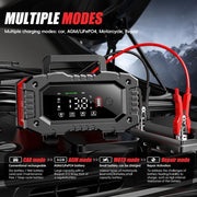 12V 20A/24V 10A Smart Car Battery Charger for Lead Acid LiFePo4 AGM Moto Battery V201-BAZ1220RE8AU