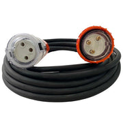 32 Amp 5m 3 Pin Extension Lead Single Phase 250V Rubber Cable Male/Female Plug V201-BAZ3253BL8AU