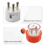 32 Amp 5m 3 Pin Extension Lead Single Phase 250V Rubber Cable Male/Female Plug V201-BAZ3253BL8AU