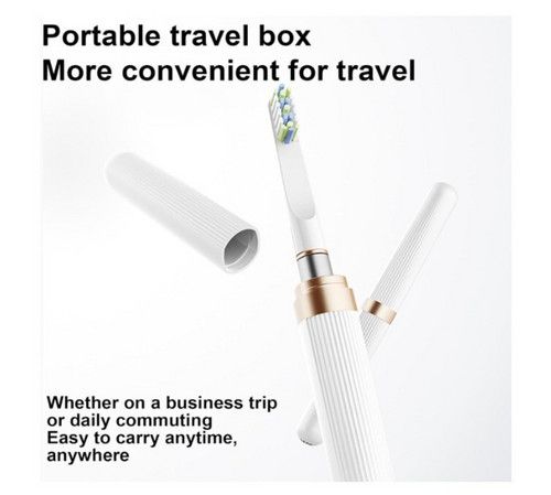 PINK Miroooo Electric Toothbrush with 2 Brush Heads Travel Case,Sonic Toothbrush V201-BBA1122PI8AU