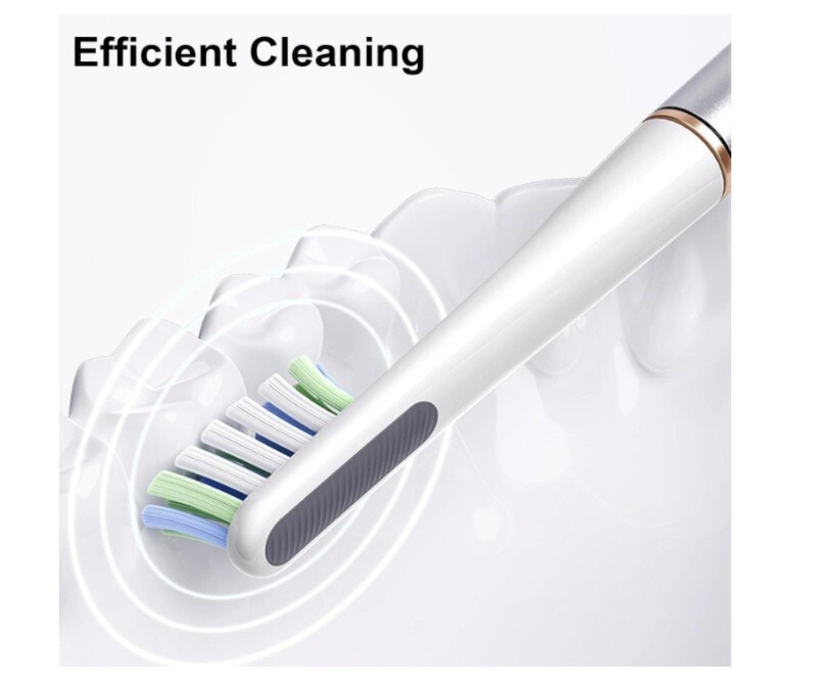 AU Miroooo Electric Toothbrush with 2 Brush Heads Travel Case,Sonic Toothbrush SLIVER V201-BBA1122SI8AU