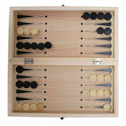 3 IN 1 Wooden Chess Set Folding Chessboard Wood Pieces Draughts Backgammon Toy V201-BBA1225WO8AU