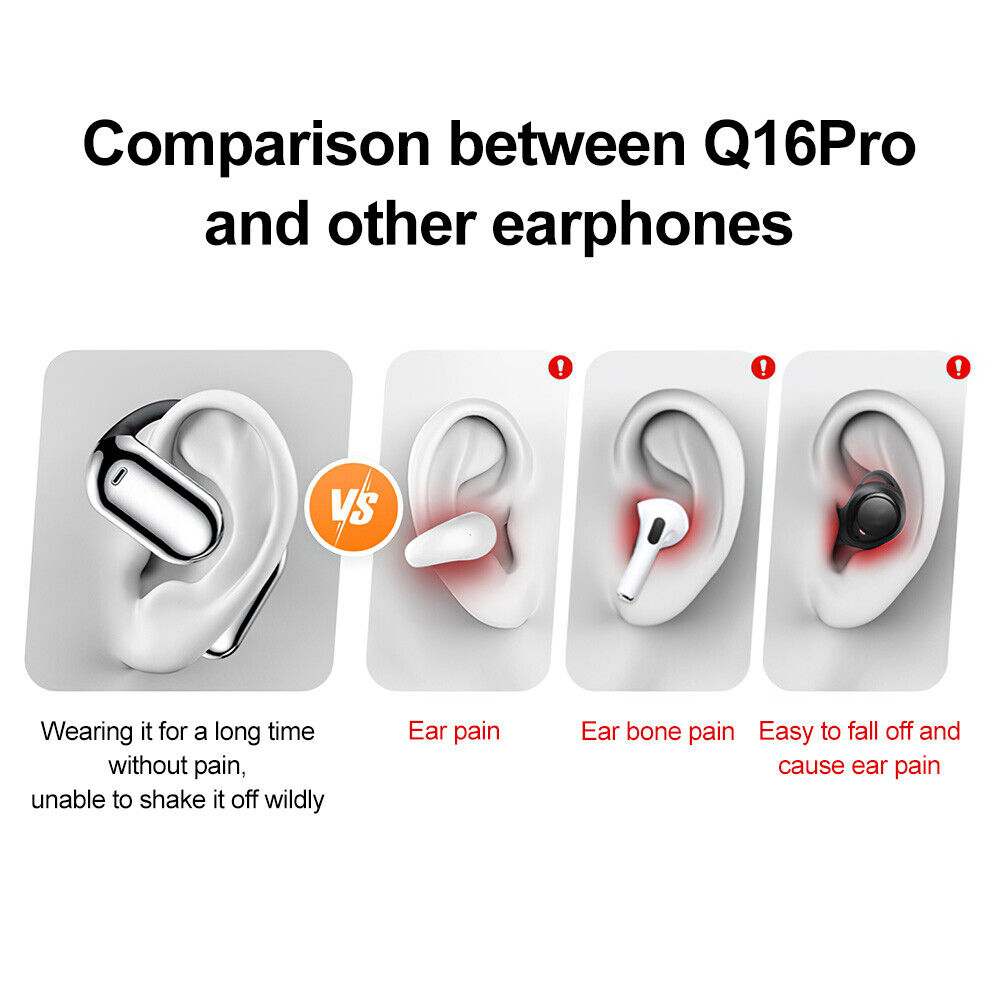 Erazer Over The Ear Earbuds Xp2, Erazer True Wireless Open Earphones 5.4 V201-BBA1654GR8AU