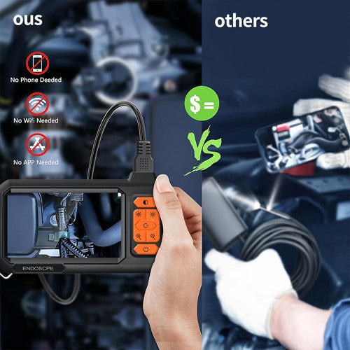 5M 8mm Lens Industrial Endoscope 1080P Digital Borescope Inspection Camera LED Lamp V201-BBA8005BL8AUA
