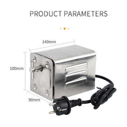 Electric BBQ Rotisserie Motor Spit Stainless Steel BBQ Campfire Motor AU Plug V201-BBQ0001SI8AU