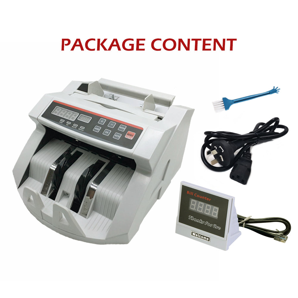 Australian currency notes Cash counter machine + Quantity digital display V201-BBZ0010DG8AU