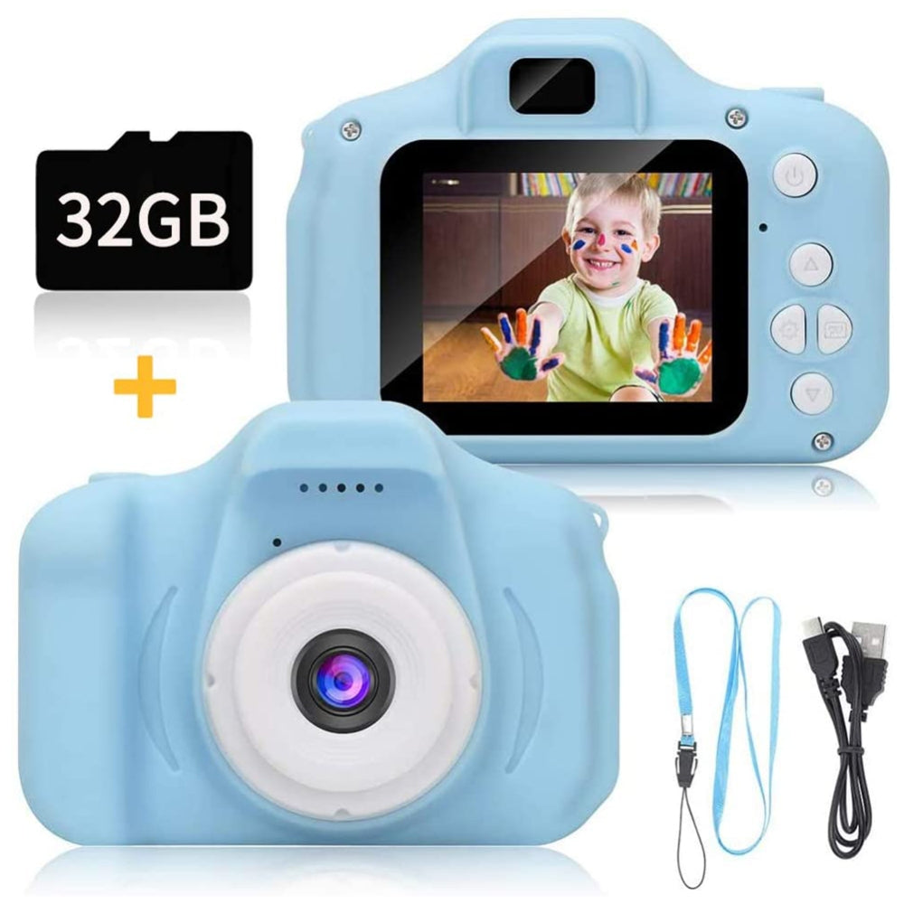 Mini Digital Children Camera Kids Camera 2.0" LCD Toy 32G Card HD V201-BBZ0211DB8AU