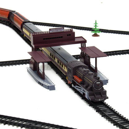 Electric Large Classic Train Set Rail Track Carriages Kids Vehicle Toy Gift V201-BBZ0240BR8AU