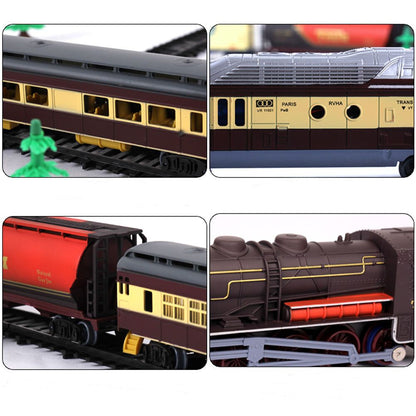 Electric Large Classic Train Set Rail Track Carriages Kids Vehicle Toy Gift V201-BBZ0240BR8AU