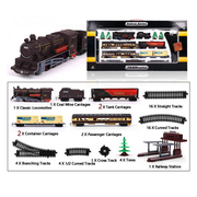 Electric Large Classic Train Set Rail Track Carriages Kids Vehicle Toy Gift V201-BBZ0240BR8AU