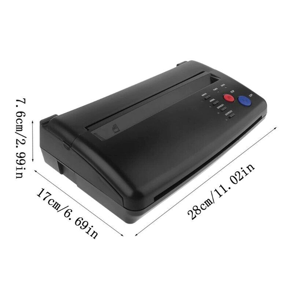 ABS Tattoo Transfer Copier Printer Machine Thermal Stencil Paper Body Art Maker V201-BBZ0616BL8AU